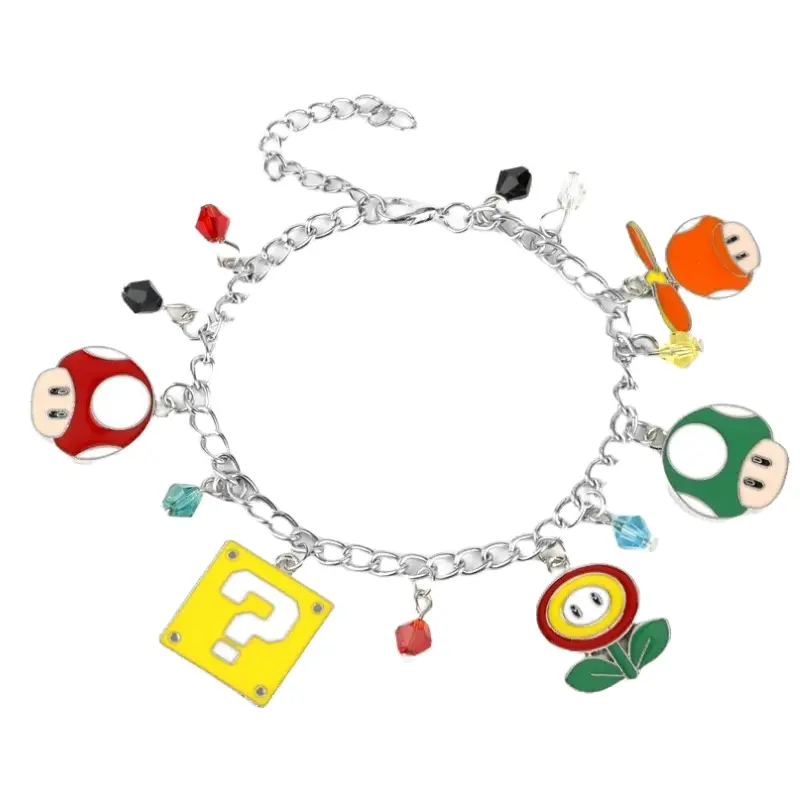 Super Mario Armband Silver