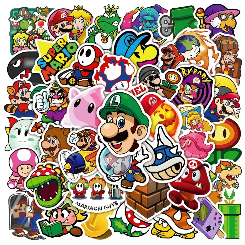 Super Mario Cartoon Klistermärken