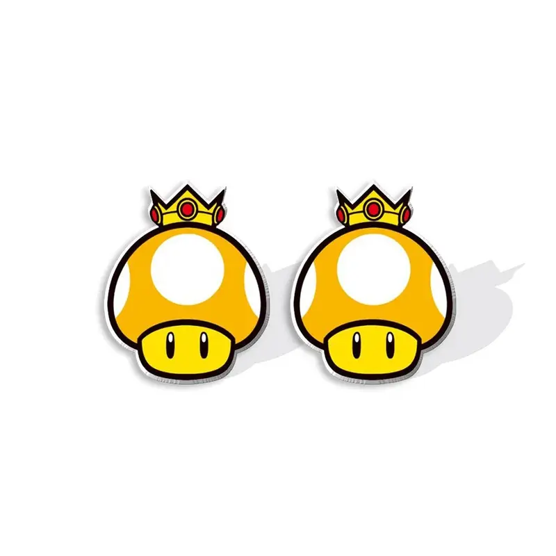 Super Mario Örhängen Golden Mushroom