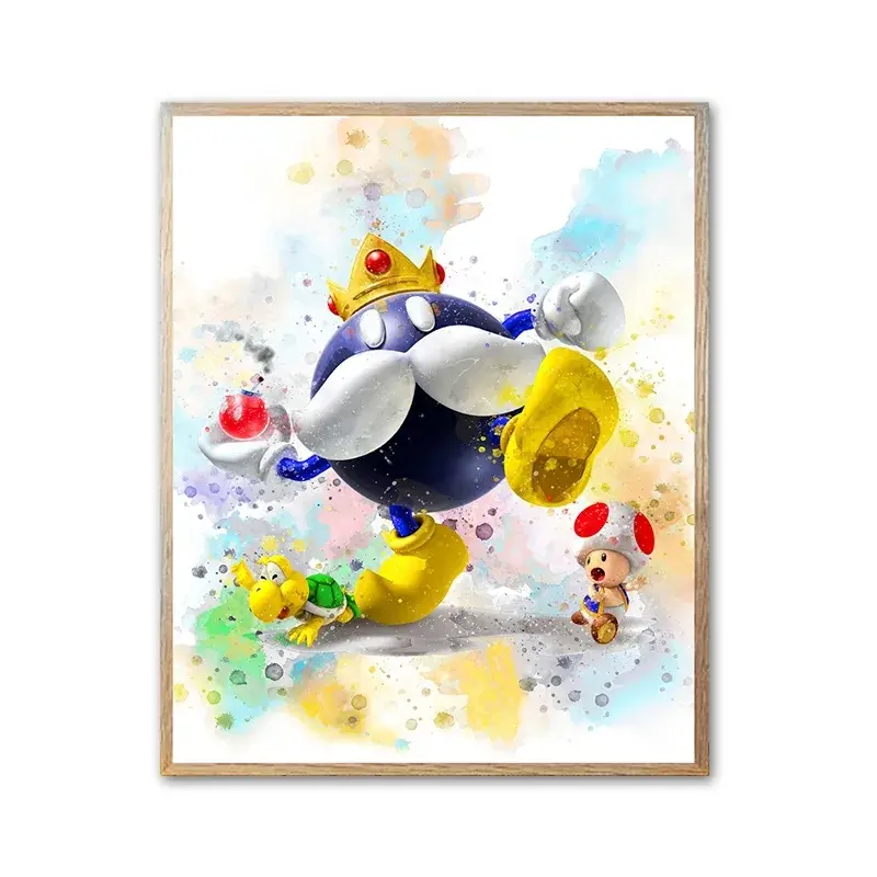 Super Mario Poster King Bob-Omb