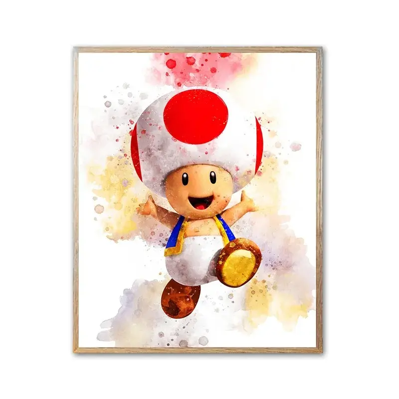 Super Mario Poster Toad