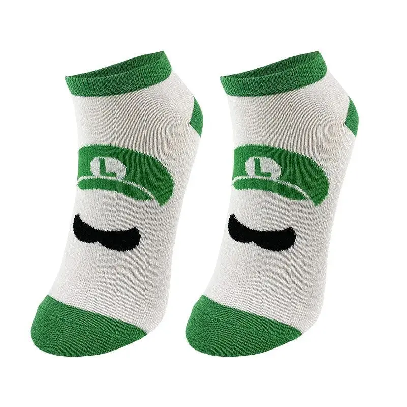 Super Mario Strumpor Luigi Mustasch