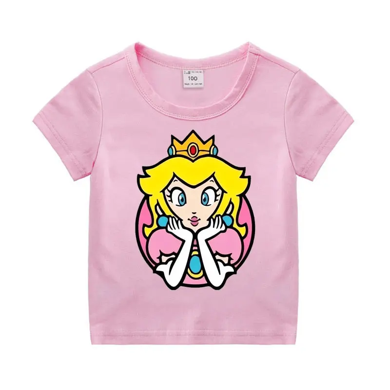 Super Mario T-Shirt Barn Princess Peach