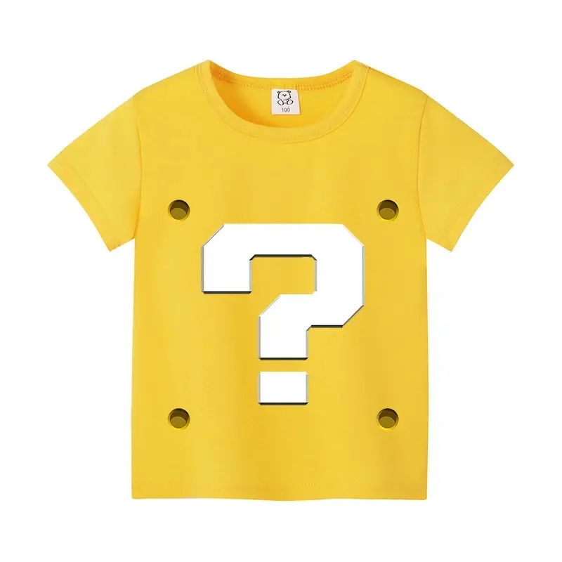Super Mario T-Shirt Barn Question Block