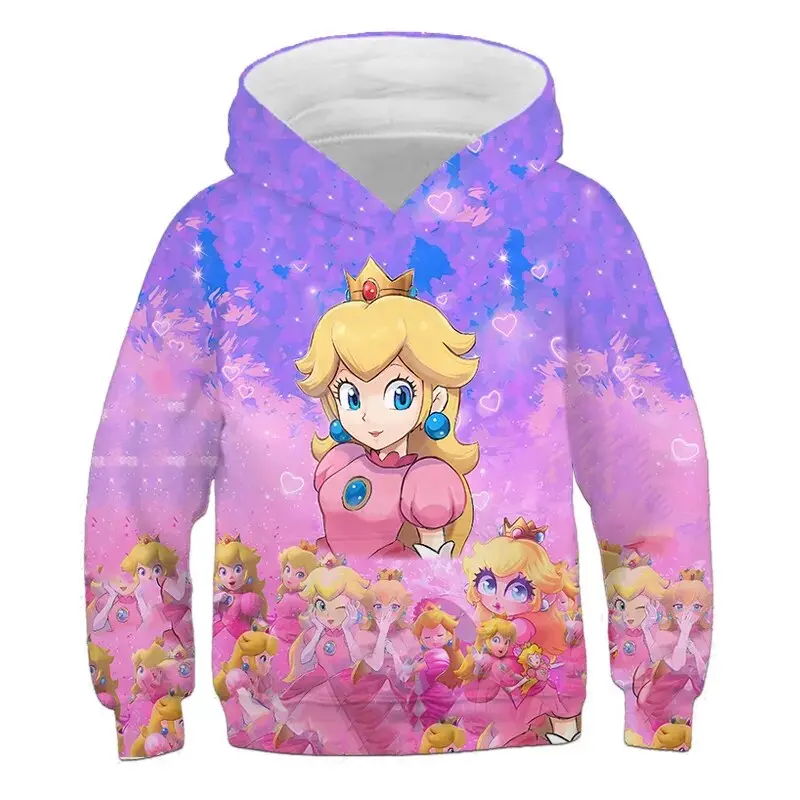 Super Mario Tröja Barn Princess Peach