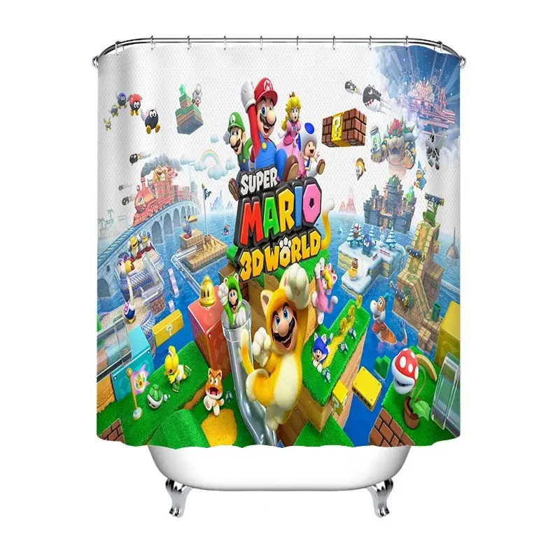 Super Mario World Duschdraperi