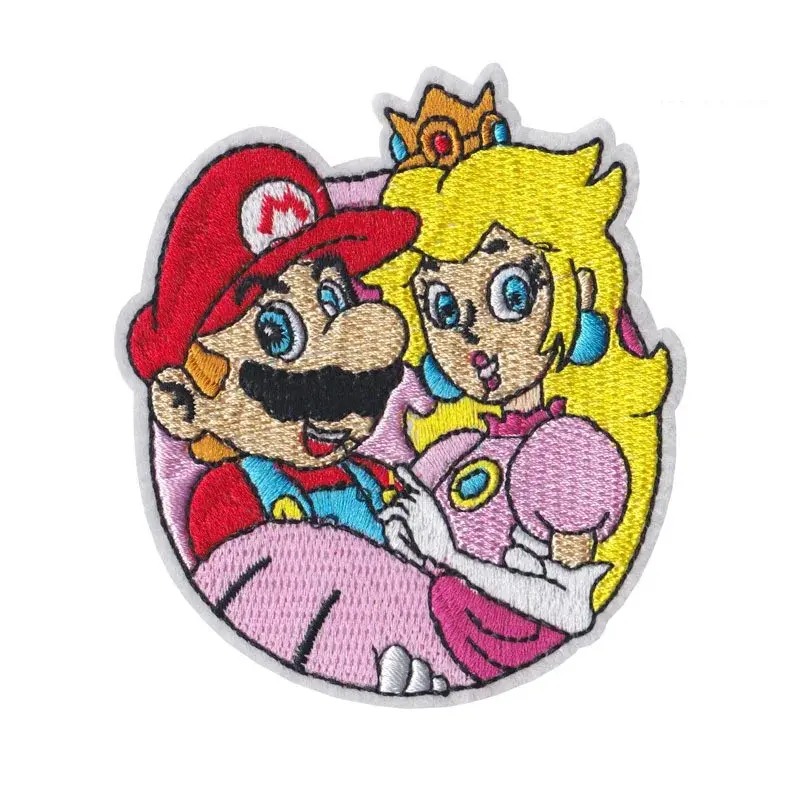 Super Mario X Peach Tygmärke