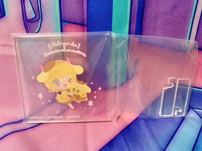 Support acrylique / Acrylic Stand acrylique Oshi No Ko - MemCho & PomPomPurin  - Oshi No Ko x Sanrio - Neuf