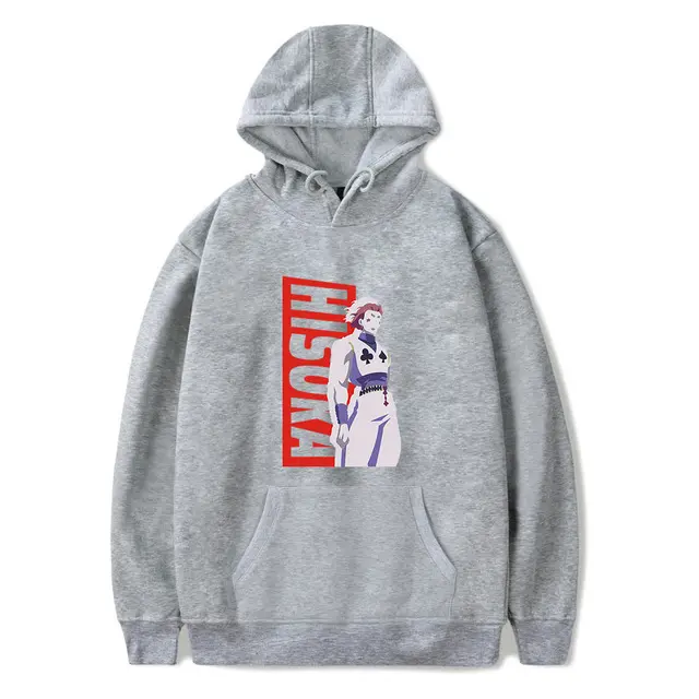 Sweat Hunter x Hunter <br /> Hisoka Limité Gris