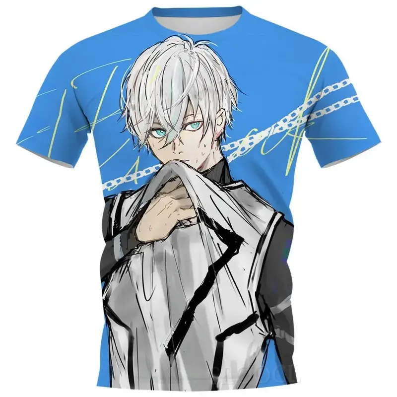 T-shirt Anime Blue Lock Nagi