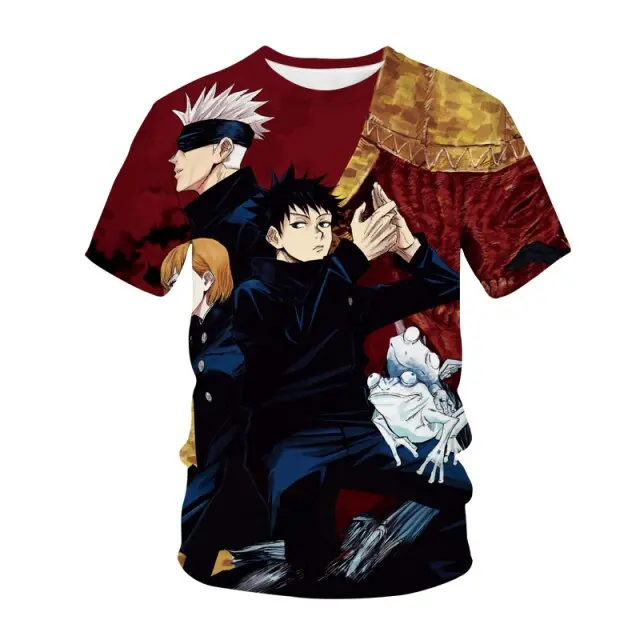 T-Shirt Anime Comic Team Gojo