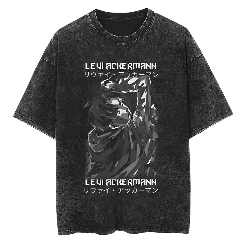 T-Shirt Attack on Titan Levi Paint