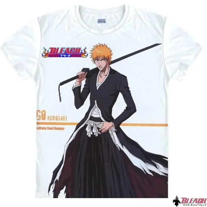 T-shirt Bleach à imprimé Ichigo Kurosaki Bankai