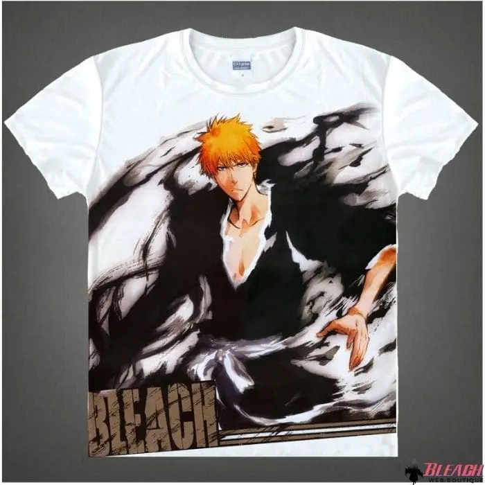 T-shirt Bleach à imprimé Ichigo Shinigami remplaçant