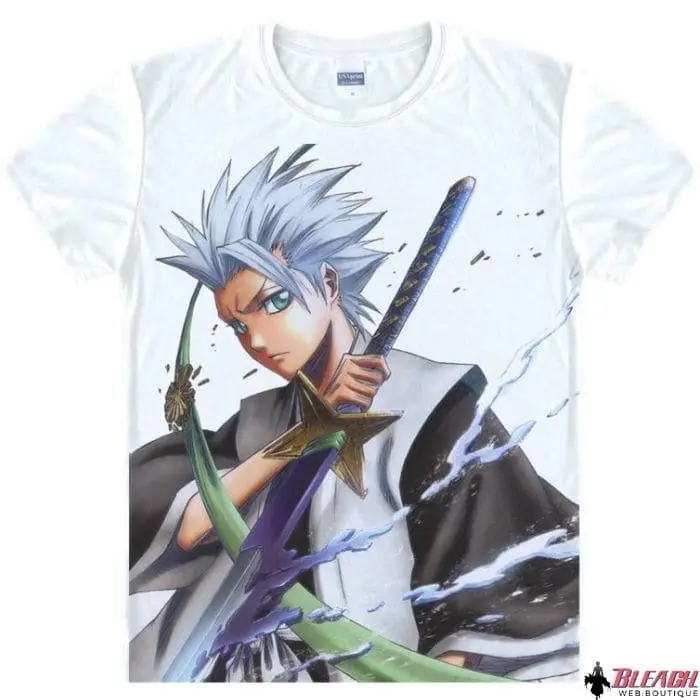 T-shirt Bleach à imprimé Tôshiro Hitsugaya