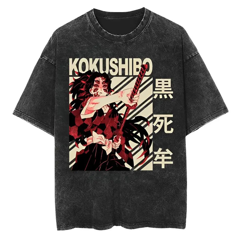 T-Shirt Demon Slayer Black Death