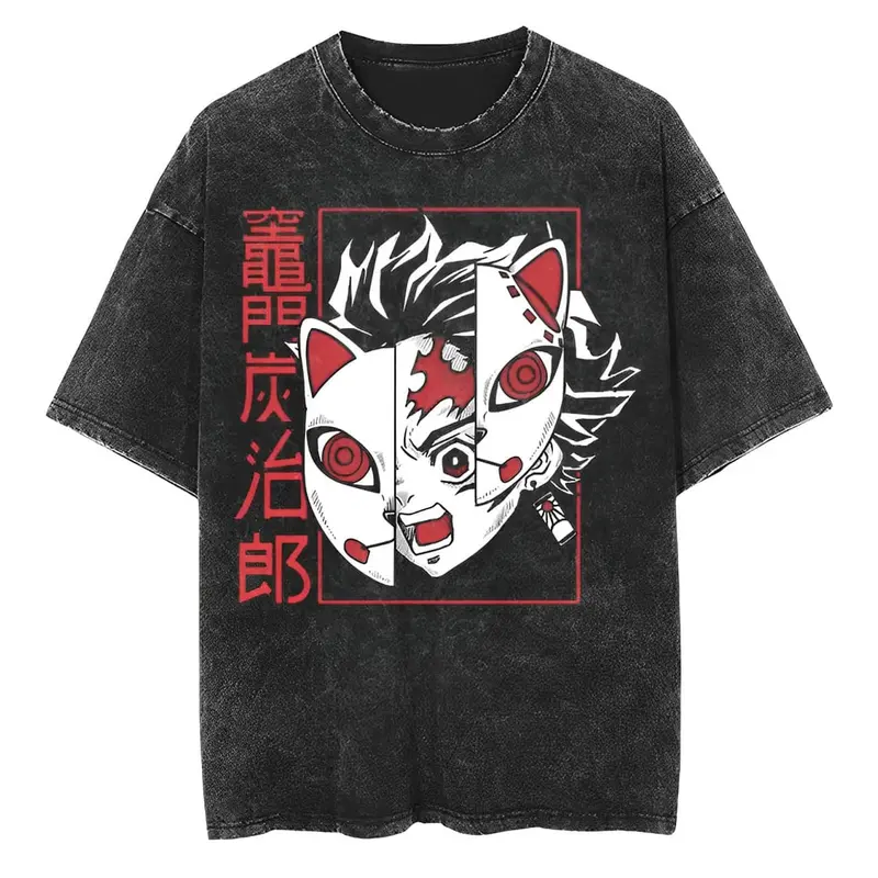 T-Shirt Demon Slayer Kitsune Mask