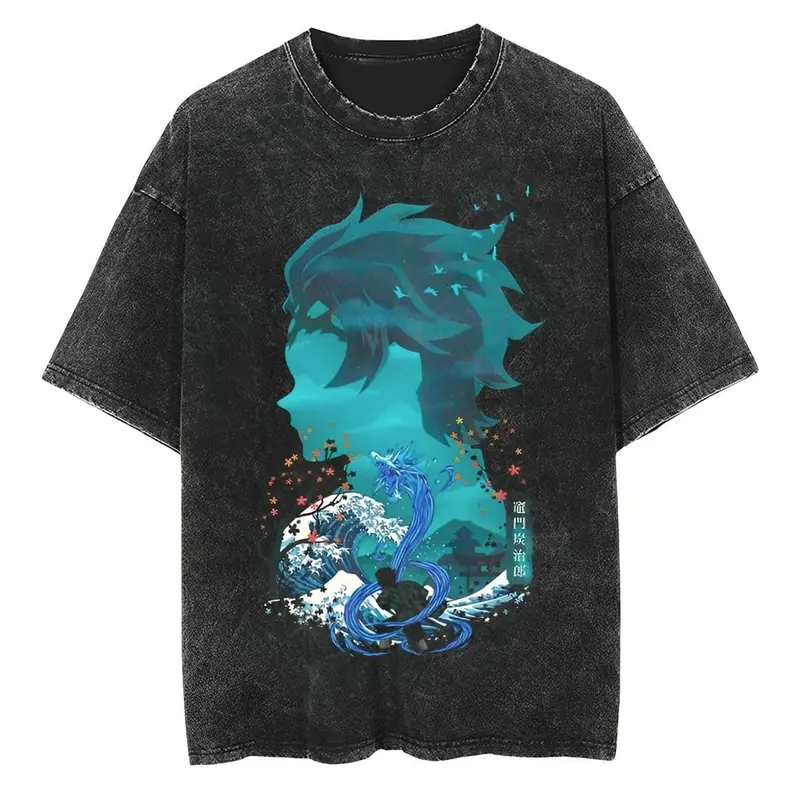 T-Shirt Demon Slayer Tanjiro Water