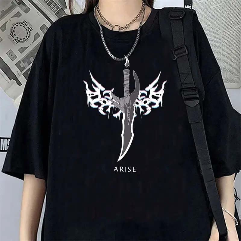 T-shirt Femme Solo Leveling Gothique