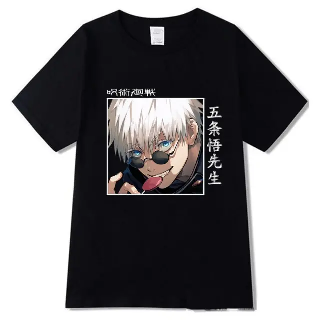 T-shirt Gojo Satoru avec des lunettes