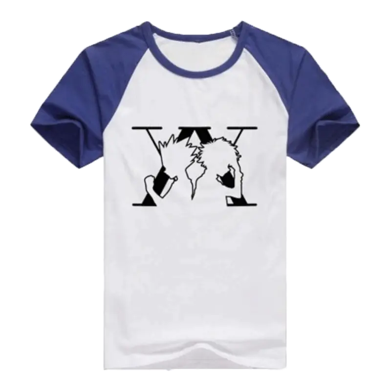 T-Shirt Hunter x Hunter <br /> Blanc et Bleu