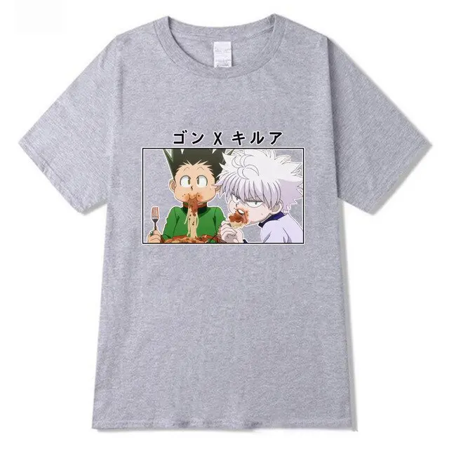 T-Shirt Hunter x Hunter <br /> Humour Gris