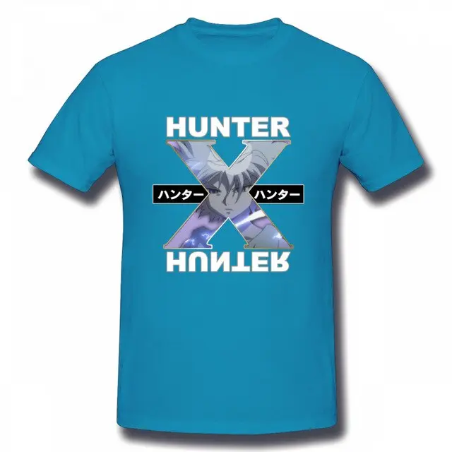 T-Shirt Hunter x Hunter <br /> Kirua Bleu Royal