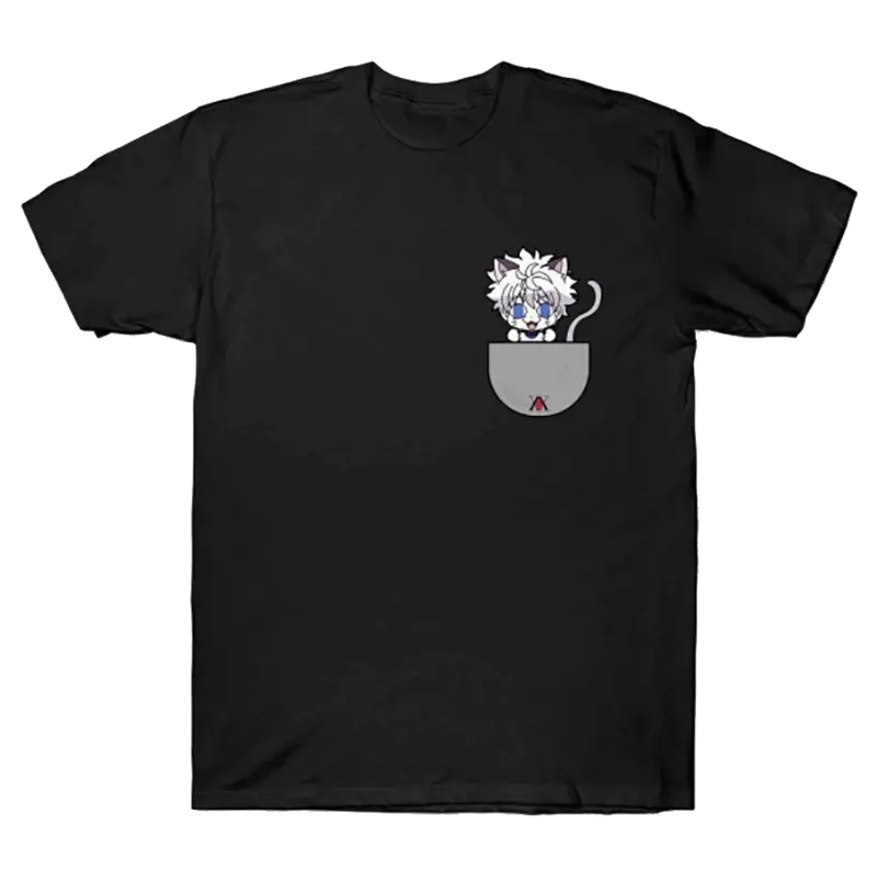 T-Shirt Hunter x Hunter <br /> Kirua Chat Noir