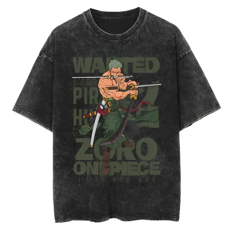 T-Shirt One Piece Pirate Hunter Wanted