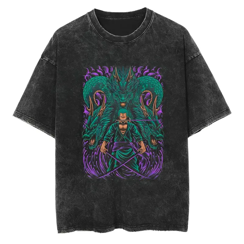 T-Shirt One Piece Zoro Dragon