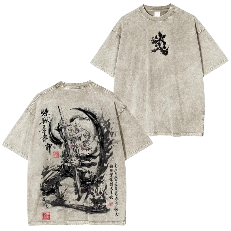 T-SHIRT OVERSIZE KYOJURO RENGOKU | DEMON SLAYER