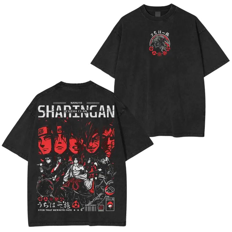 T-SHIRT OVERSIZE UCHIHA | NARUTO