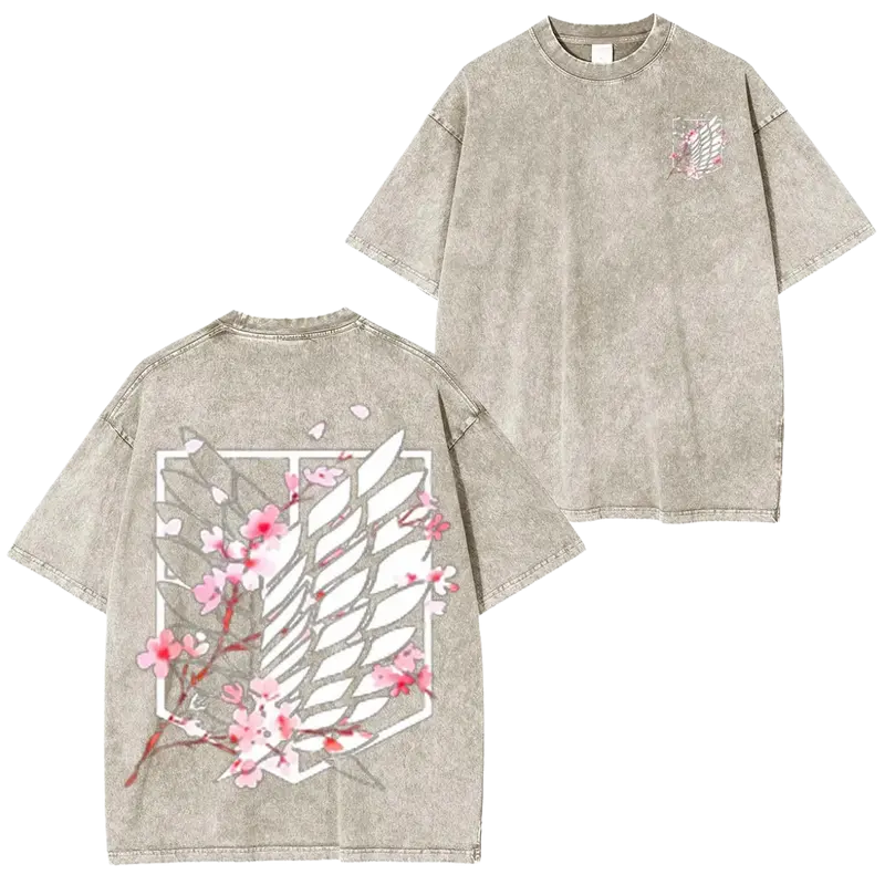 T-SHIRT OVERSIZE WINGS OF FREEDOM | ATTAQUE DES TITANS