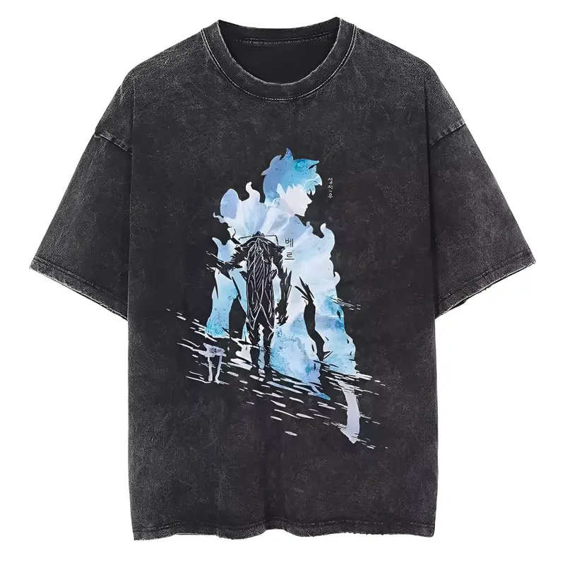 T-Shirt Solo Leveling Beru Glacial Flame