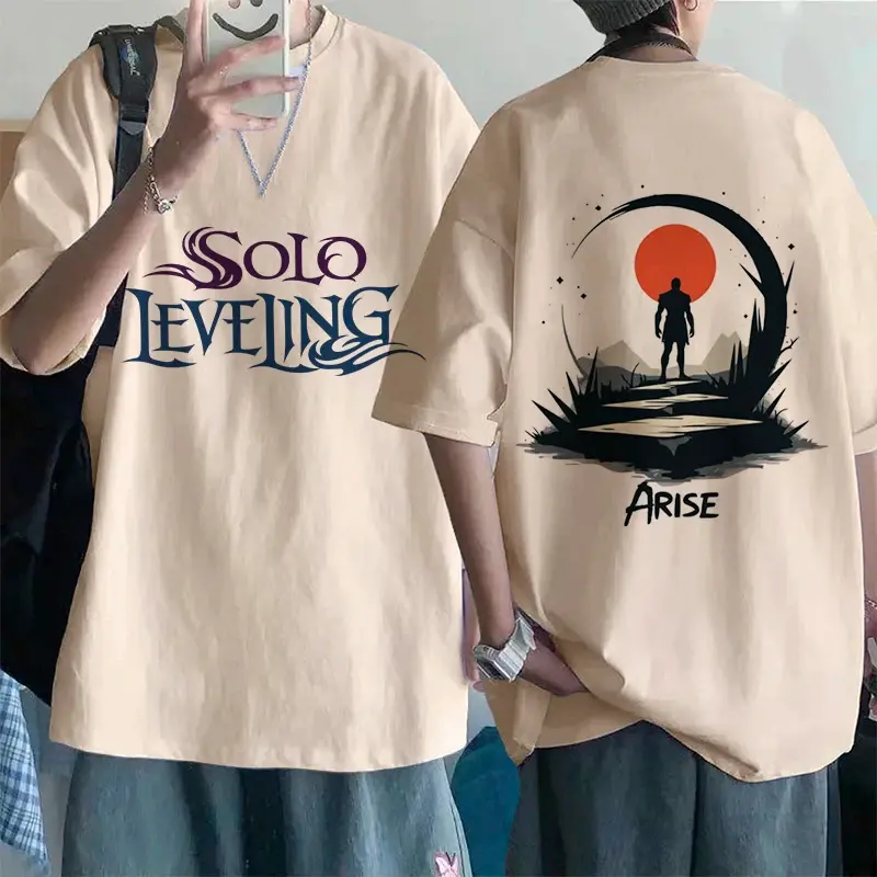 T-Shirt Solo Leveling - Design Minimaliste