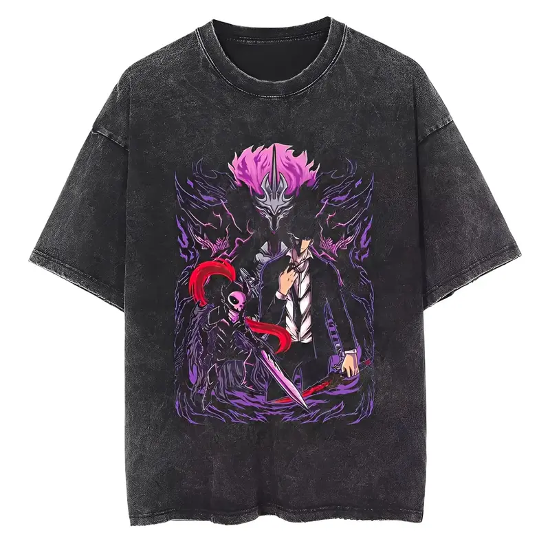 T-Shirt Solo Leveling King and Knight