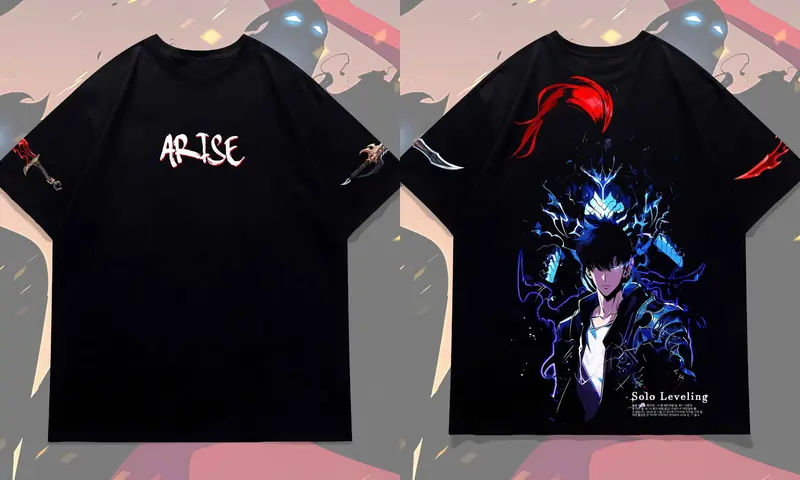 T-shirt Solo Leveling Sung Jin-Woo Et Igris