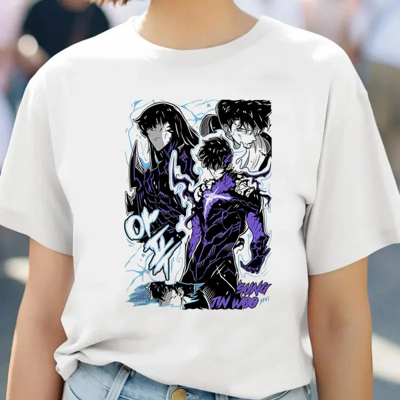 T-shirt Solo Leveling Sung Jin-Woo Transformation