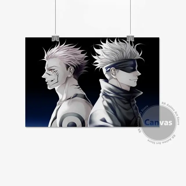 Tableau Gojo vs Sukuna Jujutsu Kaisen