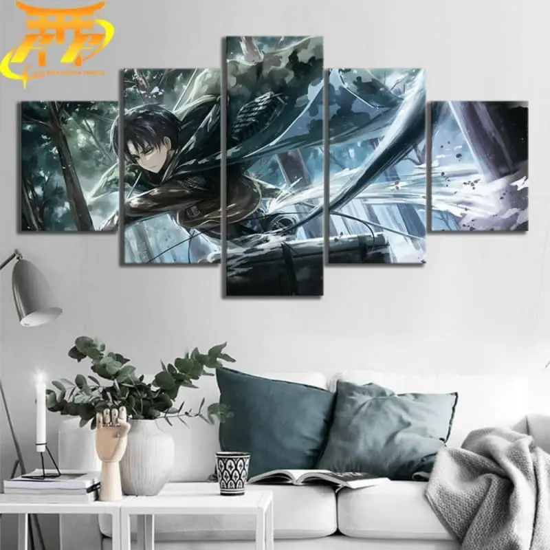 Tableau Livaï Ackerman - Attaque des titans