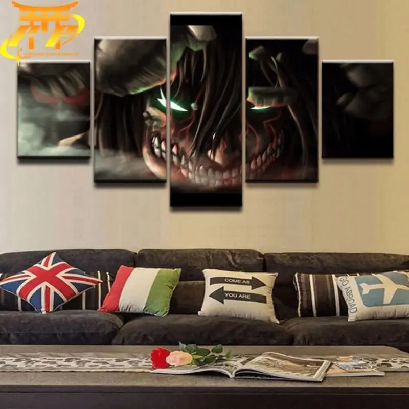 Tableau Titan Assaillant - Attaque des titans