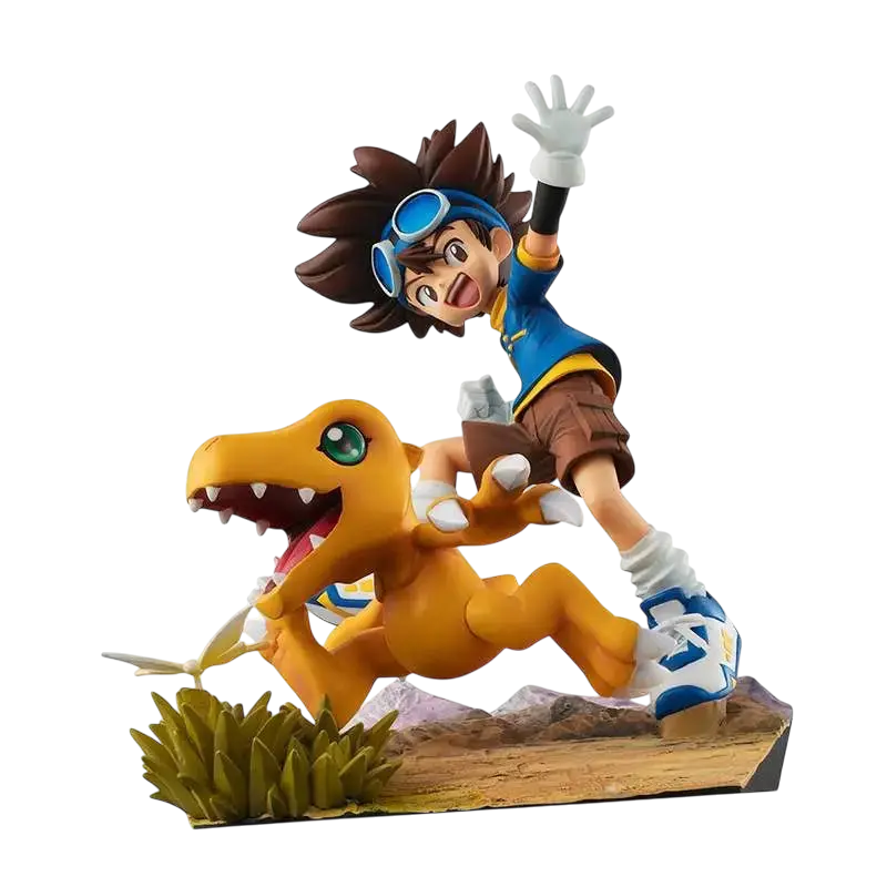 Taiichi & Agumon - Statuette GEM 20th Anniversary