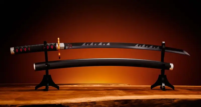 Tanjiro & Rengoku - Réplique Nichirin Sword Prop