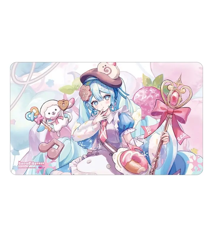 Tapis de bureau - Art by PiPi - SNOW MIKU 2026 [En Stock]