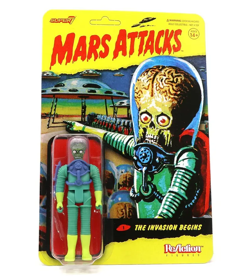 The invasion Begins - Mars Attacks - ReAction figures