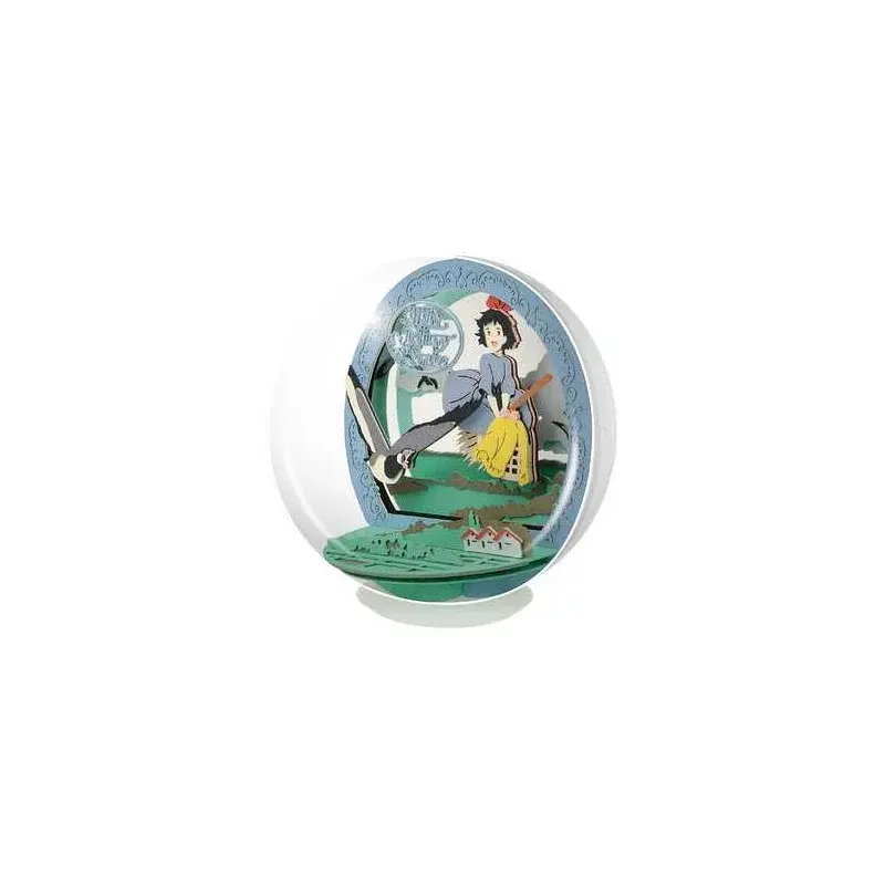Théâtre de papier sphère Kiki vole -Kiki la petite sorcière