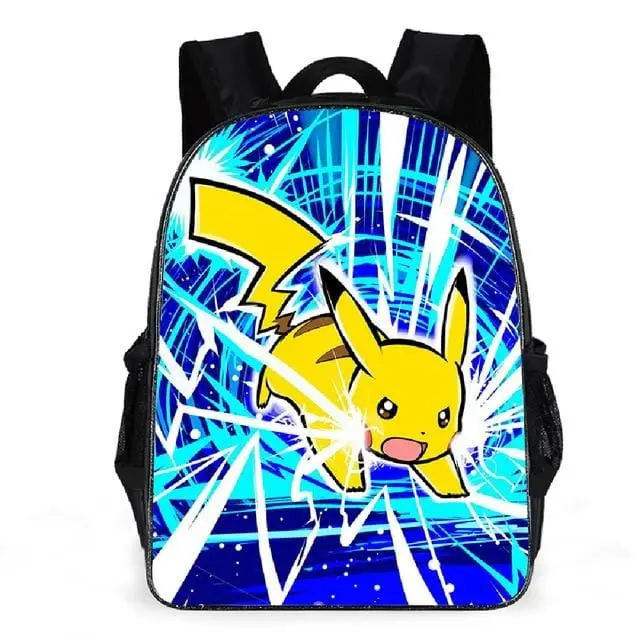 Thunder Shock Pikachu School Bag