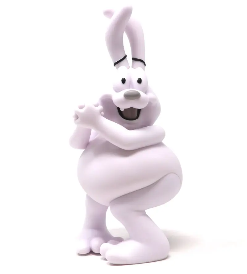 Tricky the Obese Bunny Monotone - Ron English