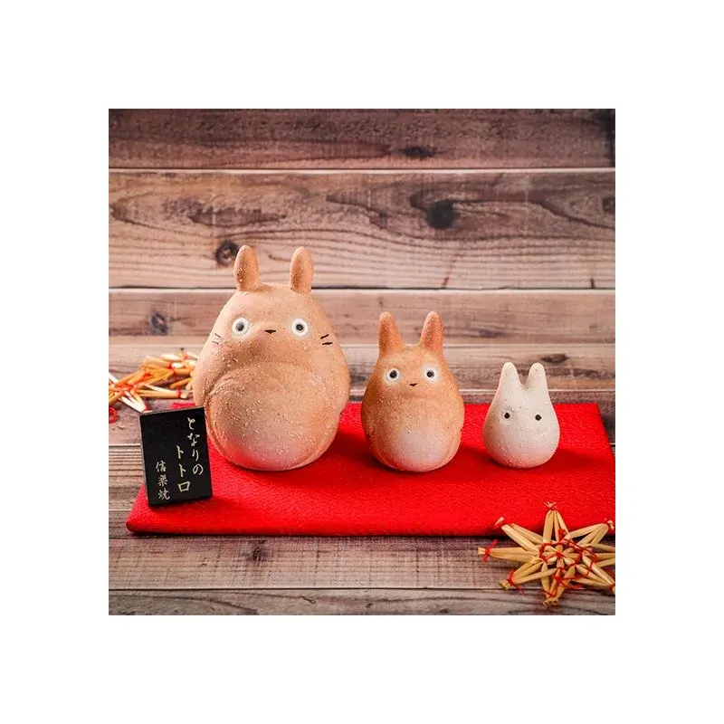 Trois Statuettes Totoro Shigaraki - Mon Voisin Totoro