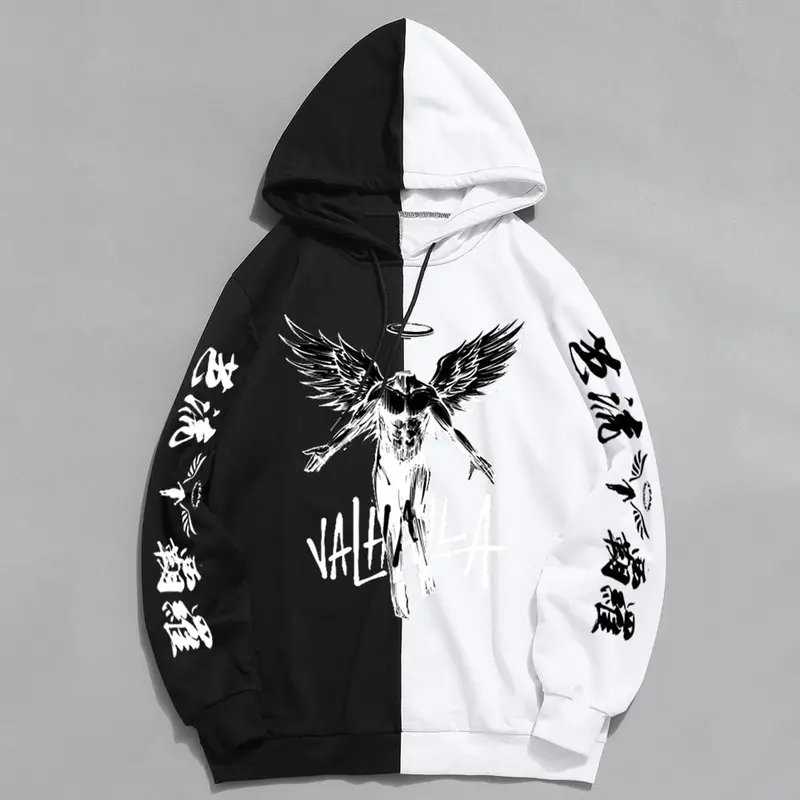 Valhalla Gang Hoodie Vintage Style